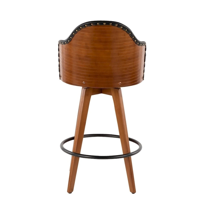 Tabouret de comptoir Valsatra Mid-century Modern