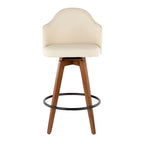 Tabouret de comptoir Valsatra Mid-century Modern
