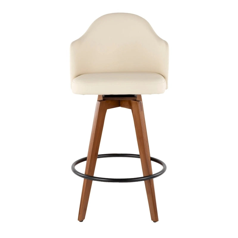 Tabouret de comptoir Valsatra Mid-century Modern