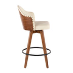 Tabouret de comptoir Valsatra Mid-century Modern