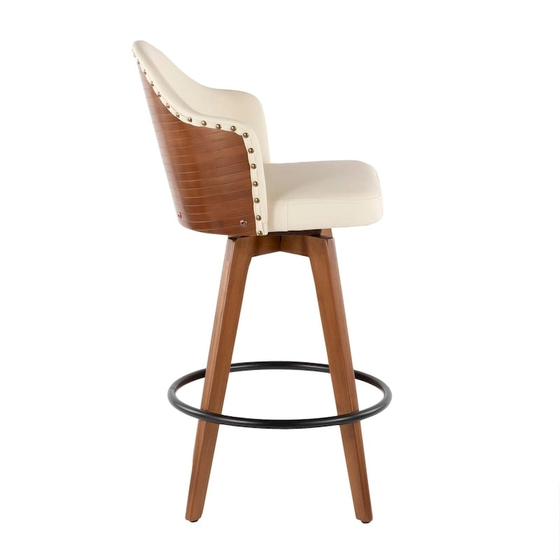 Tabouret de comptoir Valsatra Mid-century Modern