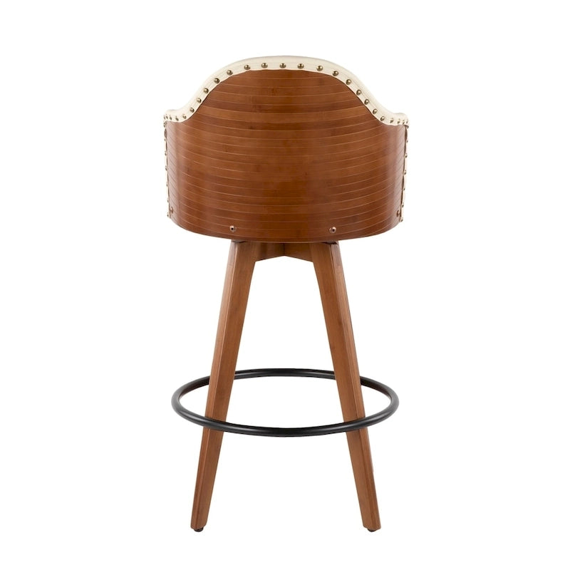 Tabouret de comptoir Valsatra Mid-century Modern
