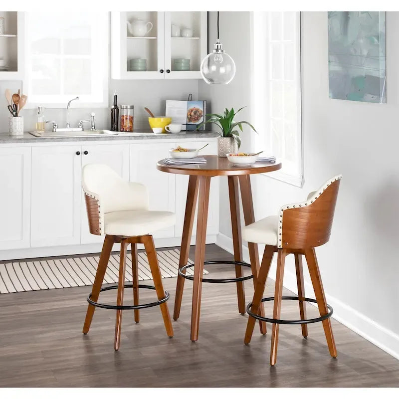 Tabouret de comptoir Valsatra Mid-century Modern