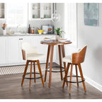 Tabouret de comptoir Valsatra Mid-century Modern