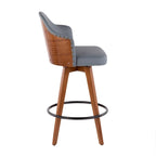 Tabouret de comptoir Valsatra Mid-century Modern