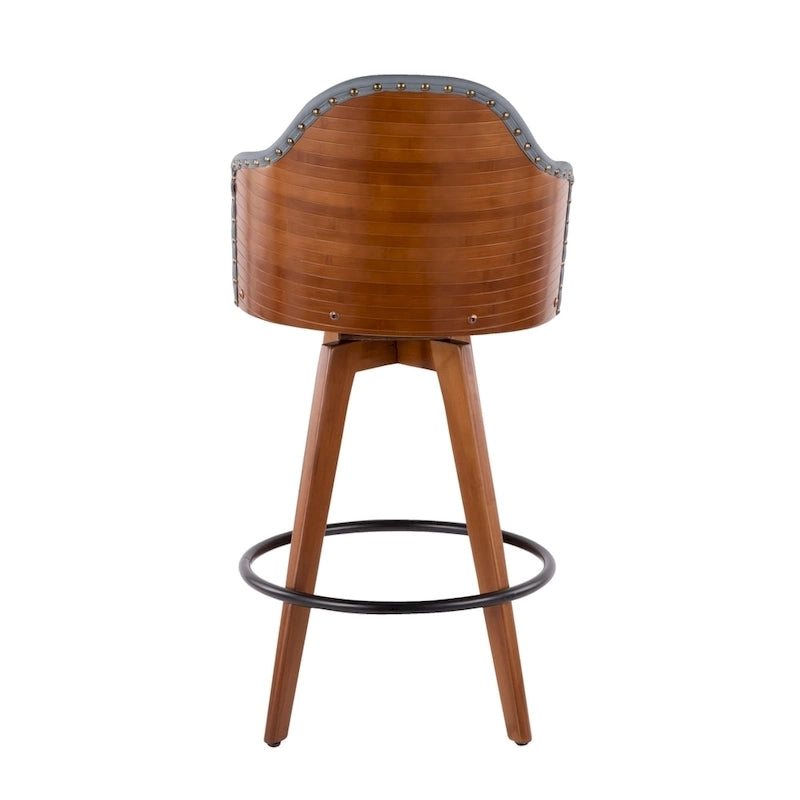 Tabouret de comptoir Valsatra Mid-century Modern