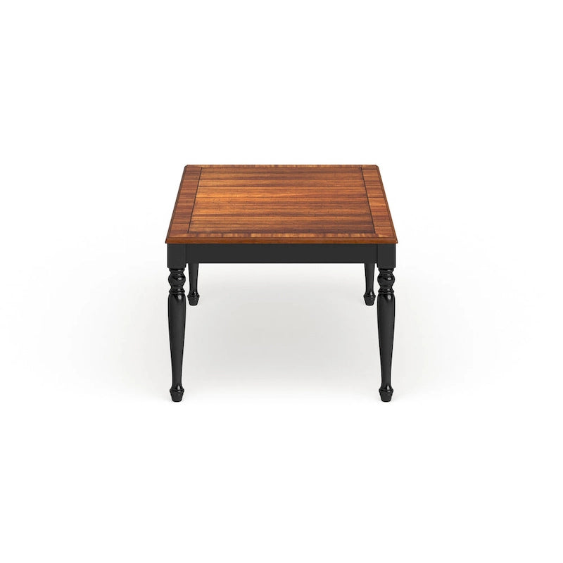 Table à manger extensible bicolore Levole de 198 cm