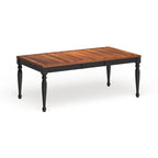 Table à manger extensible bicolore Levole de 198 cm