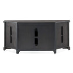 84386 Meuble TV d'angle avec rangement fermé