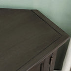 84386 Meuble TV d'angle avec rangement fermé