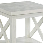 Table d'appoint blanc cassé Seaside Lodge