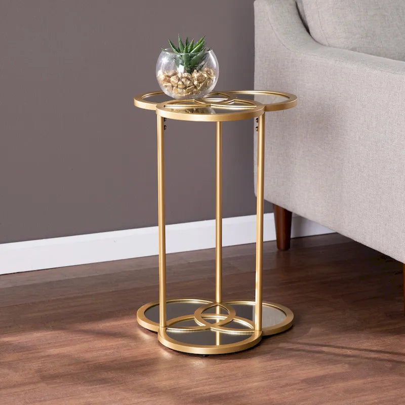  Shelton Geometric Accent Table