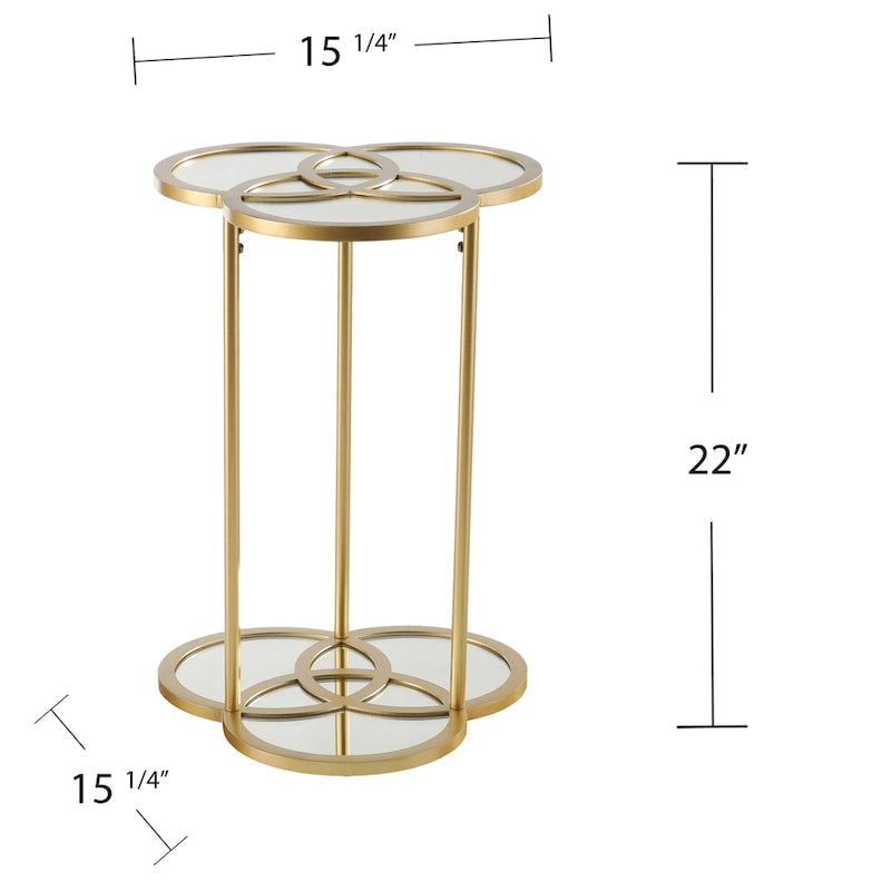 Table d'appoint géométrique Shelton