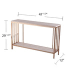 Console effet pierre Ham