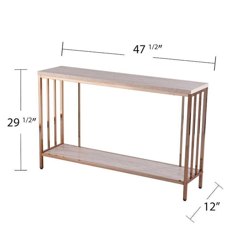 Console effet pierre Ham