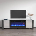 Meuble TV Woody BL-EF avec cheminée électrique 77