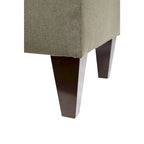 Banc de rangement ottoman long Brooke Dawson7 capitonné à 10 boutons