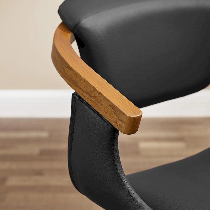 Chaises de salle à manger pivotantes style moderne du milieu du siècle (lot de 2)