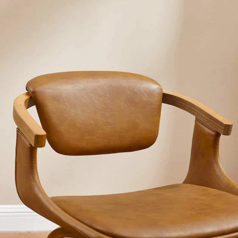 Chaises de salle à manger pivotantes style moderne du milieu du siècle (lot de 2)