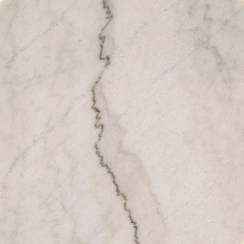 Table Egan Champagne Silver avec plateau en marbre par