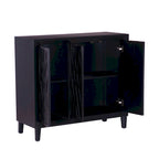 Meuble d'appoint réglable à 3 portes Camlin Wood
