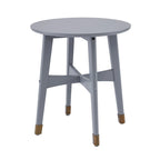 Table d'appoint en bois moderne du milieu du siècle Morgenstern Round