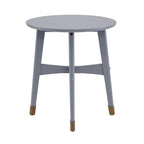 Table d'appoint en bois moderne du milieu du siècle Morgenstern Round