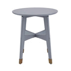Table d'appoint en bois moderne du milieu du siècle Morgenstern Round