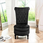  Gosser 20 Wide Velvet High Back Vanity Chair