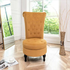 Chaise de vanité haute Gosser 20 en velours large