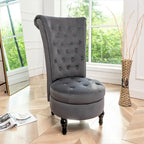 Chaise de vanité haute Gosser 20 en velours large