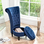 Chaise de vanité haute Gosser 20 en velours large