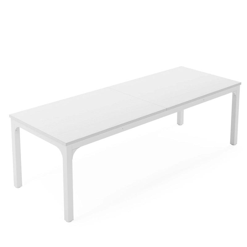 Bureau d'ordinateur extra long de 78,7 pouces pour 2 personnes