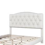 Lit plateforme King capitonné