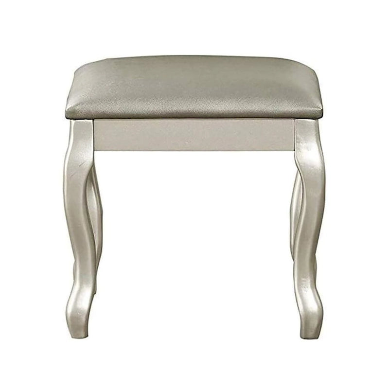 Coiffeuse avec miroir relevable et tabouret