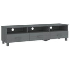Meuble TV Banc TV Bahut Meuble de Rangement Armoire HAMAR Pin Massif - 62.2x15.7x15.7