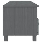 Meuble TV Banc TV Bahut Meuble de Rangement Armoire HAMAR Pin Massif - 62.2x15.7x15.7