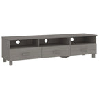 Meuble TV Banc TV Bahut Meuble de Rangement Armoire HAMAR Pin Massif - 62.2x15.7x15.7