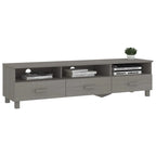 Meuble TV Banc TV Bahut Meuble de Rangement Armoire HAMAR Pin Massif - 62.2x15.7x15.7