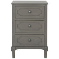 Commode de Rangement à 3 Tiroirs Dinah Grise - 16,9 x 13,4 x 26,8 - 17Lx13Px26H