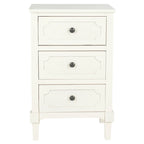 Commode de Rangement à 3 Tiroirs Dinah Grise - 16,9 x 13,4 x 26,8 - 17Lx13Px26H