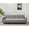  Couture Domna Tufted Back Sofa - 85 In W x 33 In D x 90 In H - 85Wx33Dx30H