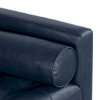 Canapé appartement Napa 72 - Cuir véritable pleine fleur italien