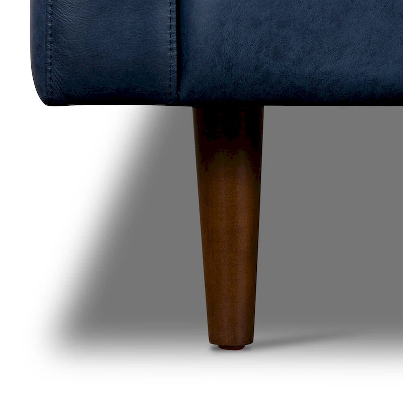 Canapé appartement Napa 72 - Cuir véritable pleine fleur italien