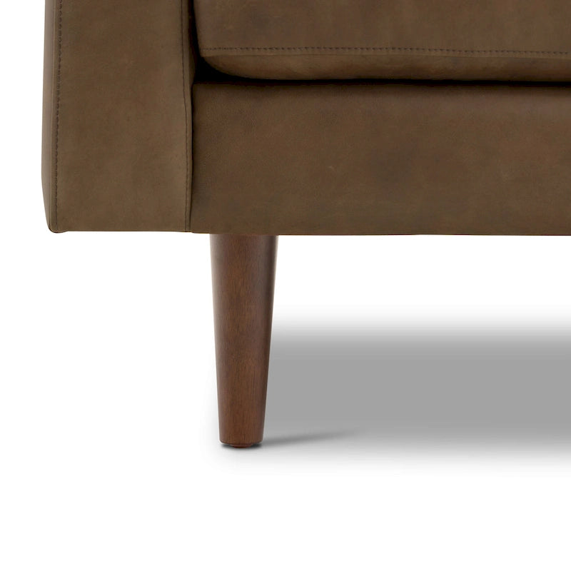 Canapé appartement Napa 72 - Cuir véritable pleine fleur italien