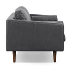 Canapé appartement Napa 72 - Cuir véritable pleine fleur italien