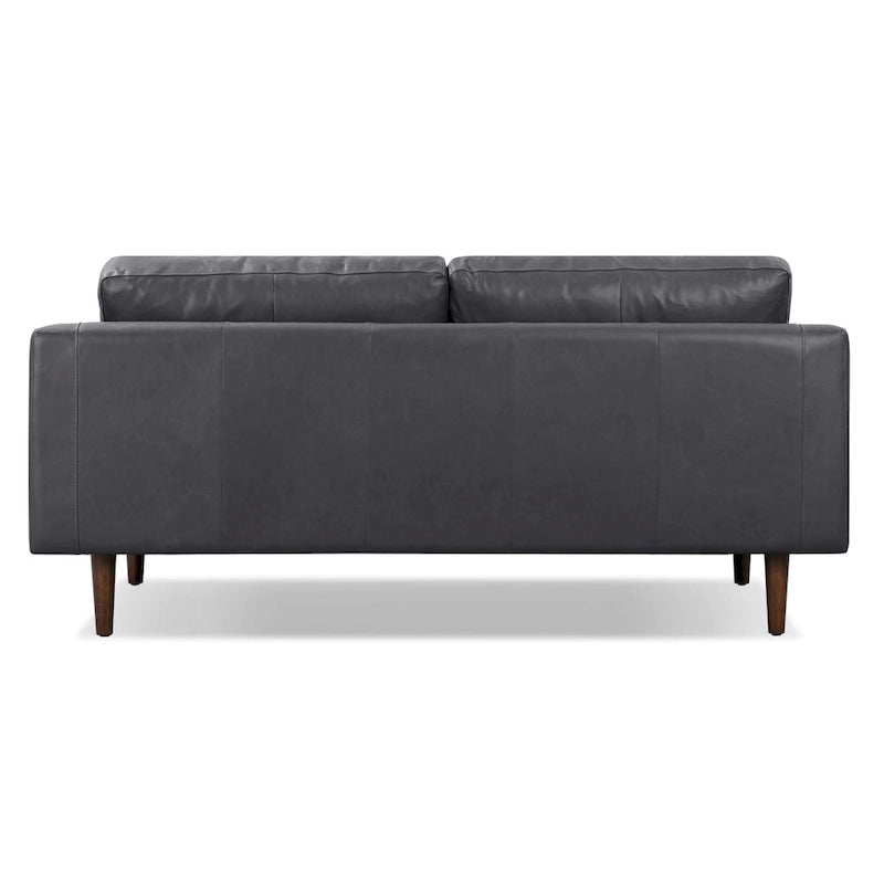 Canapé appartement Napa 72 - Cuir véritable pleine fleur italien