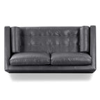 Canapé appartement Napa 72 - Cuir véritable pleine fleur italien