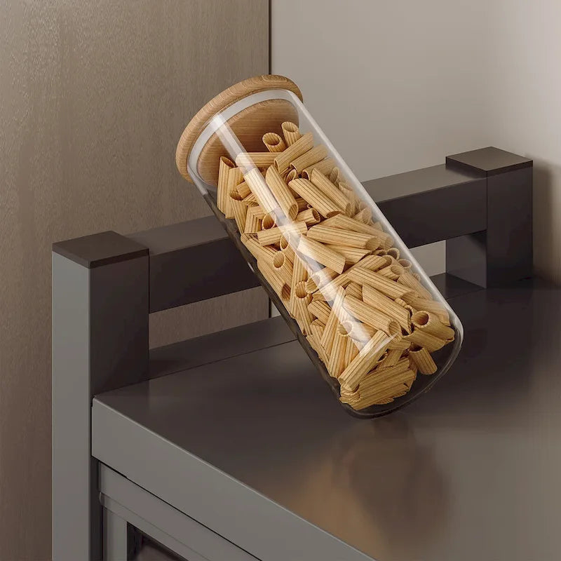 Meubles de rangement de cuisine à roulettes - Étagère de boulangerie, Meuble à micro-ondes, Organisateur de rangement