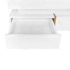 Table basse design laquée avec 4 tiroirs